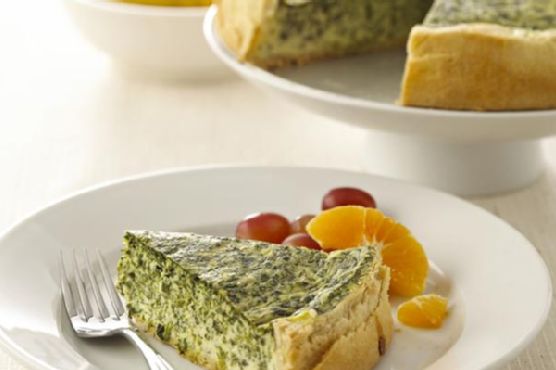 Chavrie Spinach Quiche