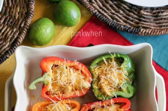 Chicken Fajita Stuffed Bell Pepper