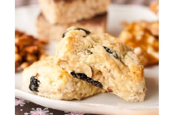 Dried Cherry-Almond Scones