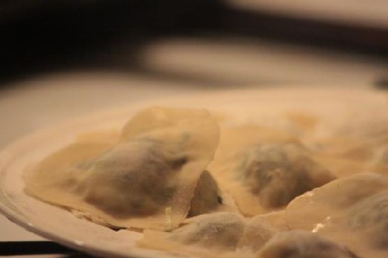 Heart Shaped Spinach Ravioli