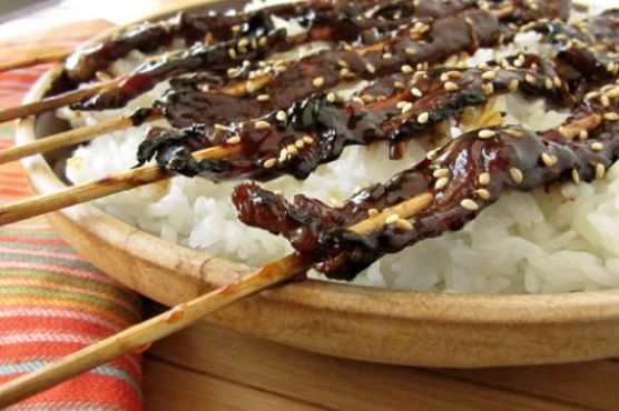 Thinly Sliced Beef Yakitori