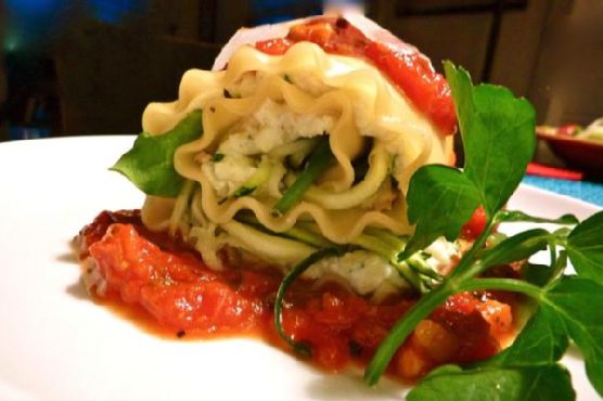 Veggie Lasagna Rolls with Peppery Pecorino Marinara
